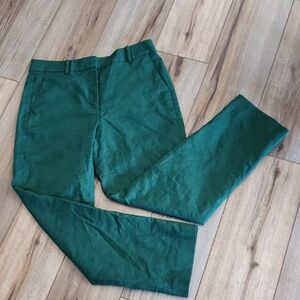 J. Crew Kallie Pant Linen Women's Size 8 ☘️ St. Patrick's Day ☘️
